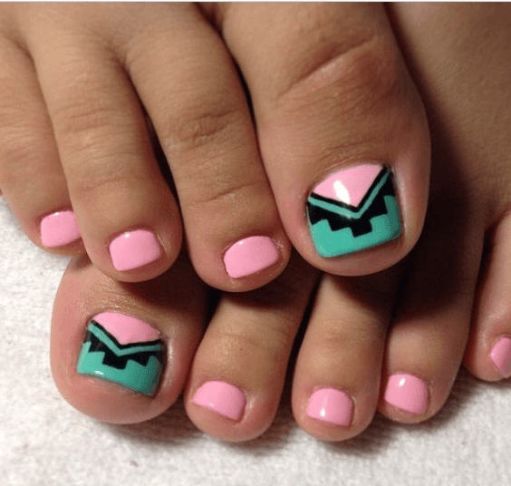 Funky Toe Nail Art 15 Cool Toe Nail Designs For Teenage Girls