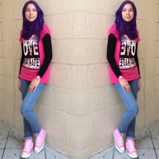 Funky Hijab Style-16 Cool Ideas to Wear Hijab for Funky Look #