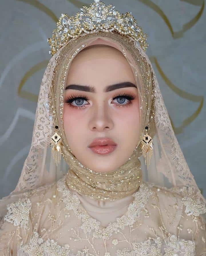 Bridal Hijabs styles (16)