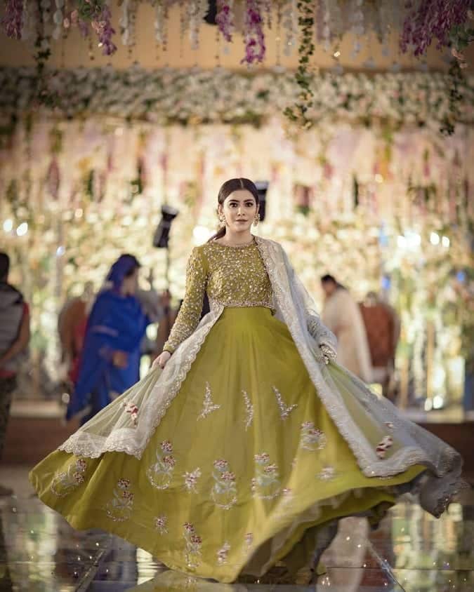 Stylish Pakistani Mehndi Dresses Collection this Season