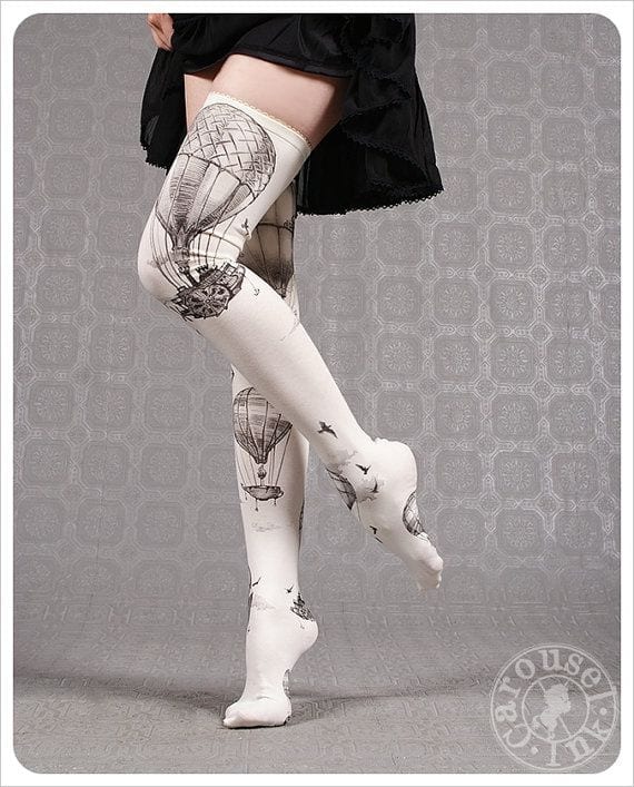 12 Funky And Cool Printed Thigh High Socks Stockings 12 Funky And Cool Printed Thigh High Socks Stockings