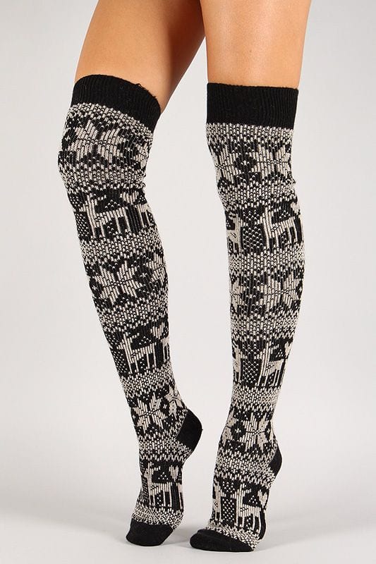 12 Funky And Cool Printed Thigh High Socks Stockings 12 Funky And Cool Printed Thigh High Socks Stockings