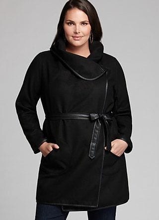 Stylish plus size winter style