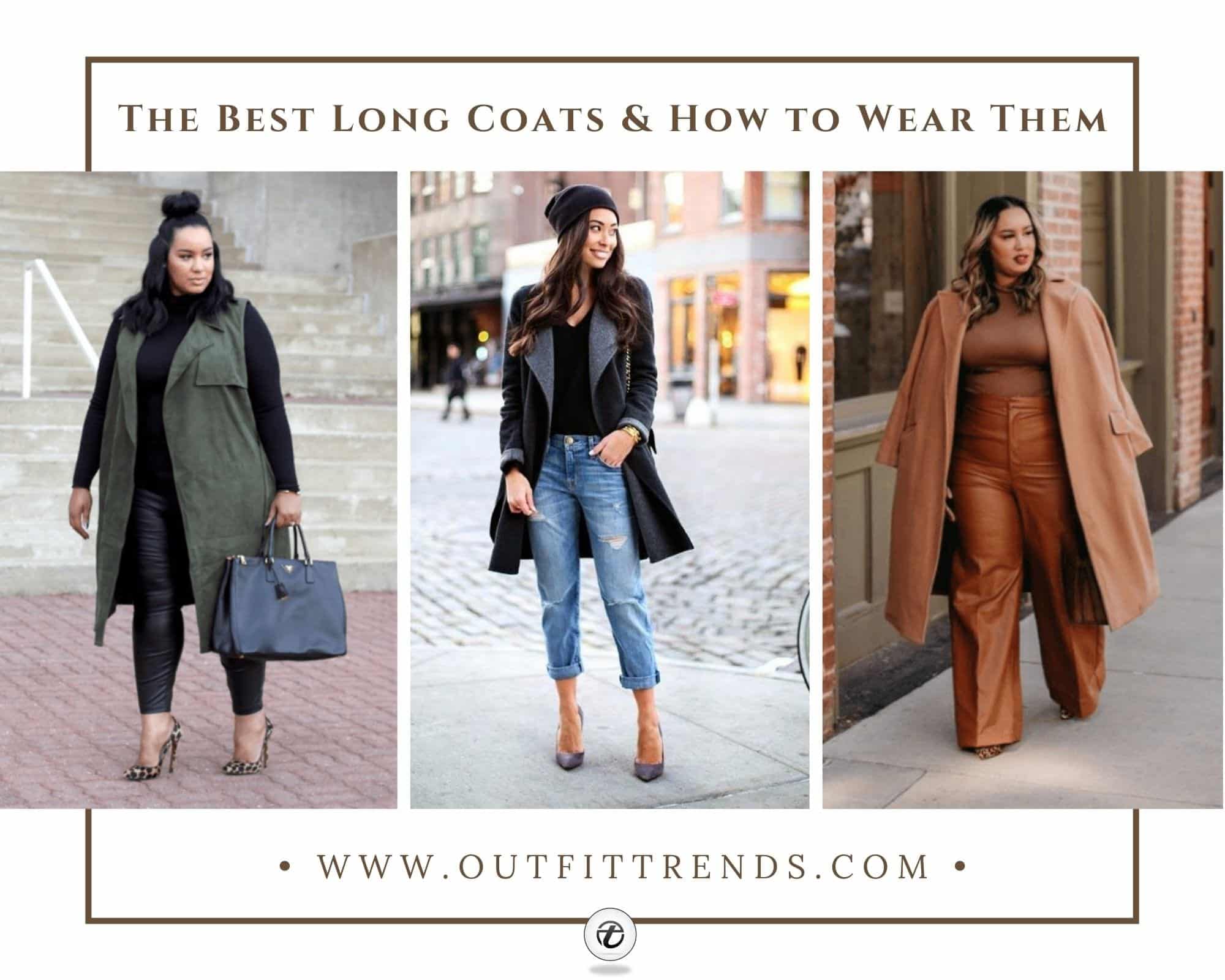 how to wear long coat outfits