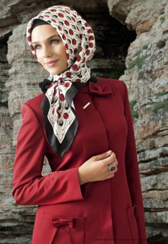 easy turkish hijab style