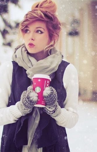 25 Cute Winter Hairstyles for College Girls For Chic Look