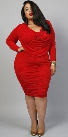 Plus size women Valentines party dresses (12)