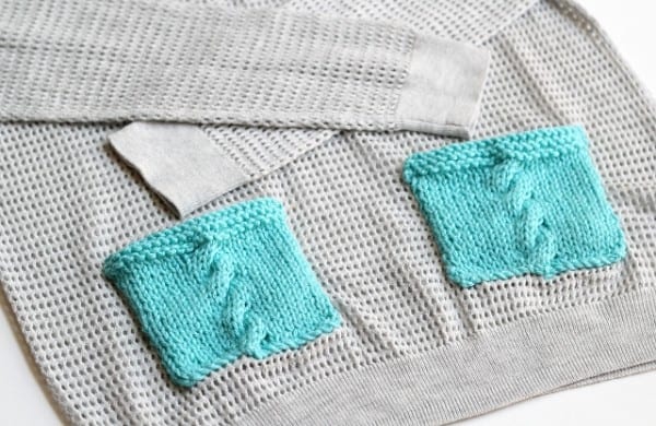 CABLE KNIT POCKETS FOR GATHERED!