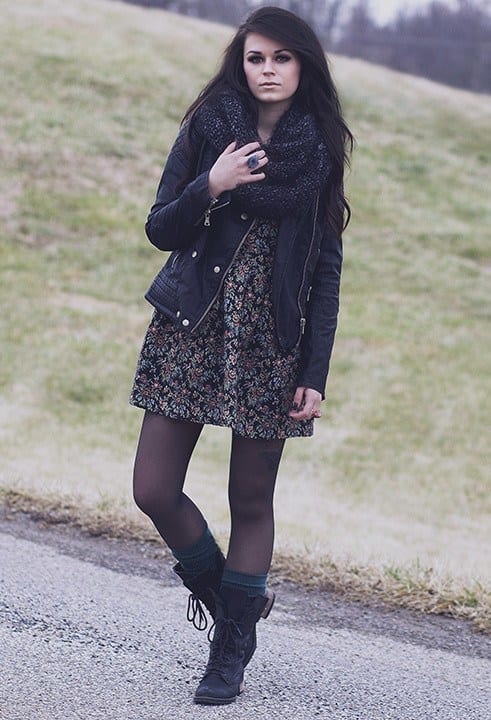 outfits to wear with combat boots