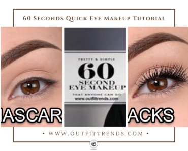 #60 Seconds Quick Eye Makeup Tutorial Anyone Can do Easily