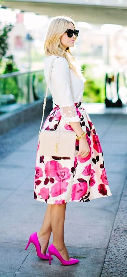 How To Wear With Midi Skirts ? 16 Outfit Ideas