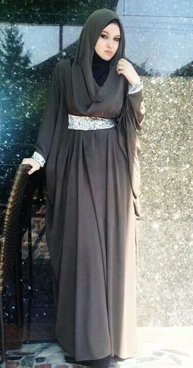 Hijab Style With Abaya-12 Chic Ways To Wear Abaya With Hijab