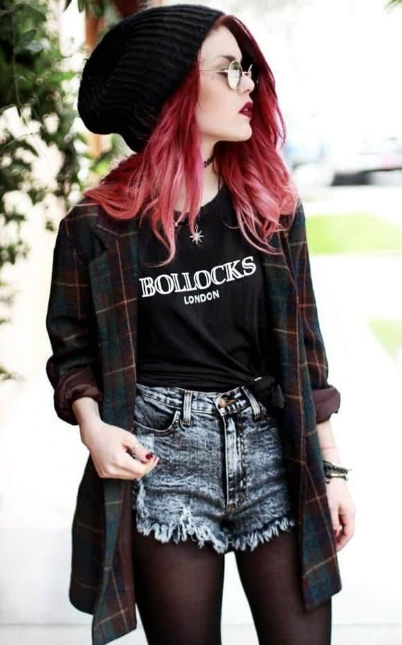 Grunge Style Girl