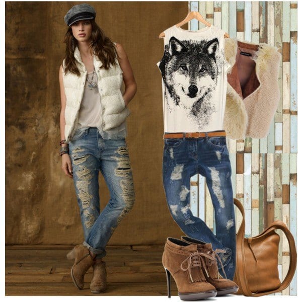 how to wear booties with boyfriend jeans