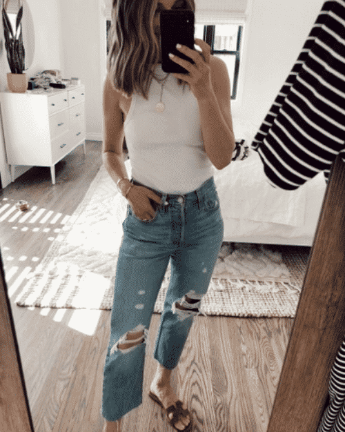 stylish shoes for boyfriend jeans