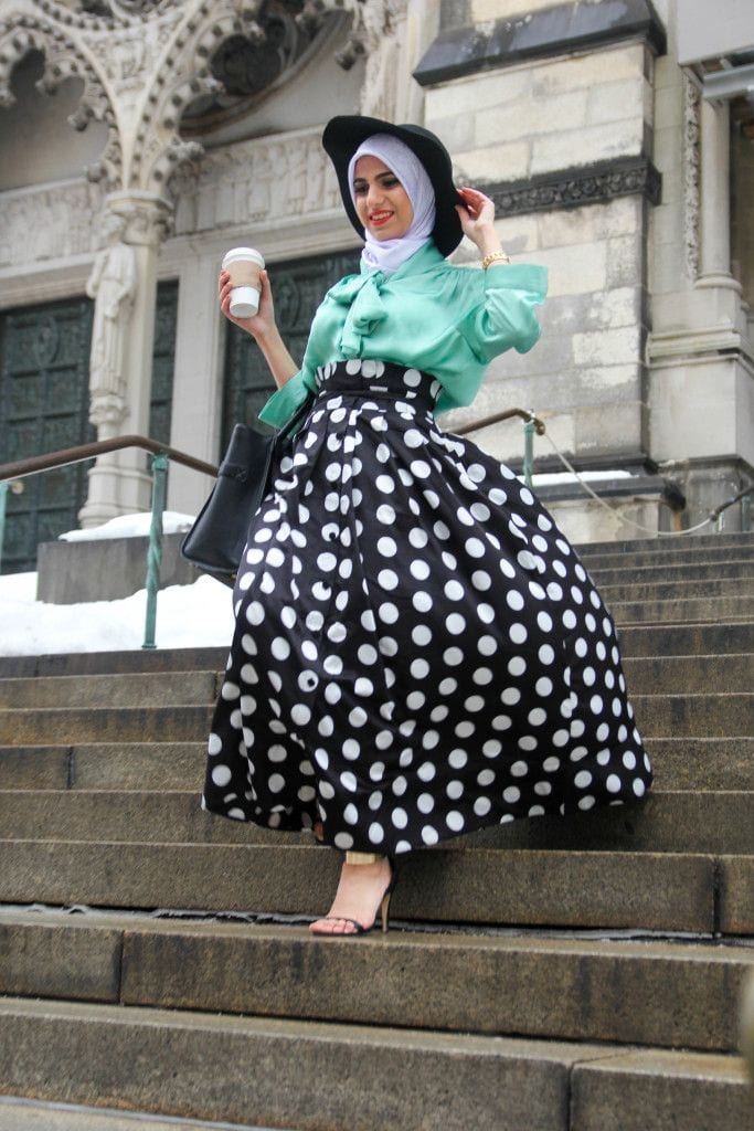 hijab with maxi dress and Skirt (10)
