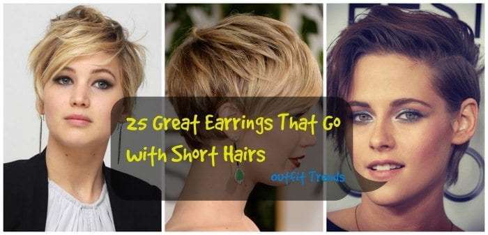 25 Stunning Ideas To Wear Earrings With Short Hair