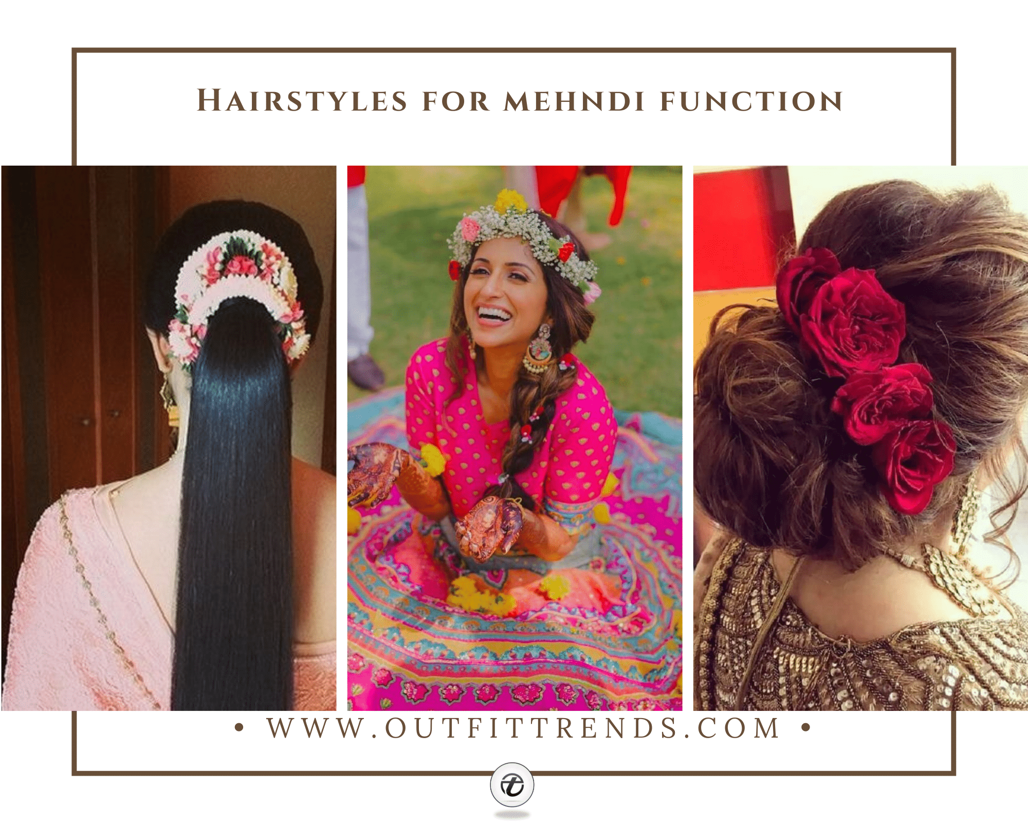 13 Gorgeous Mehendi Hairstyle You Need To Try  WedMePlz