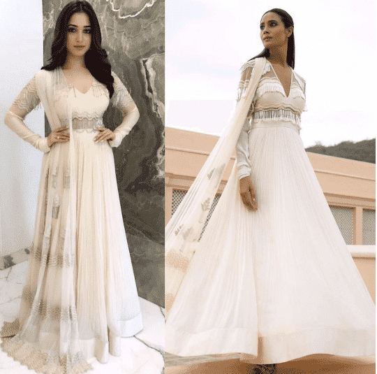 white wedding gowns india