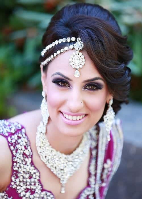 35 cute hairstyles with maang tikka/maatha patti this season