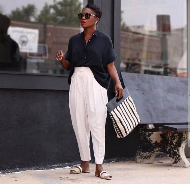 How to Wear Draped Pants