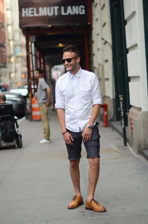 Men's Outfits To Wear with Oxford Shoes-27 New Trends