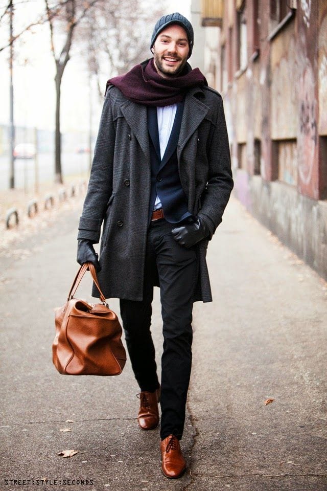 Men's Outfits To Wear with Oxford Shoes-27 New Trends