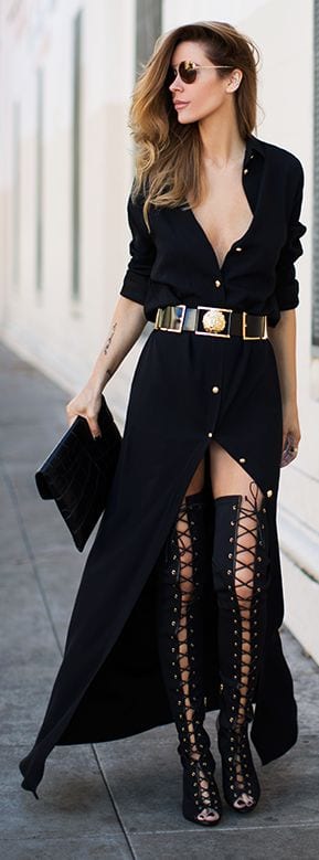 outfits with gladiator heels 16