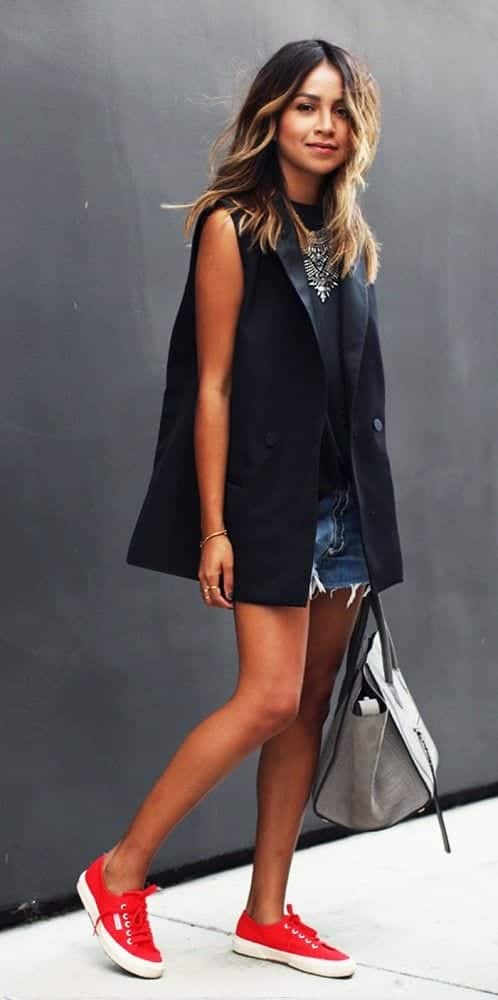 16 Cute Outfits with Sleeveless Blazers - Ideas How to Wear