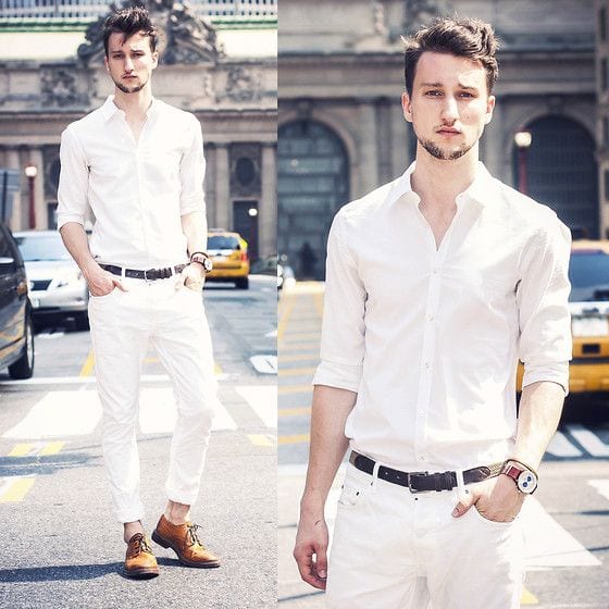 25 Ideal White Party Outfit Ideas for Men to Wear This Year