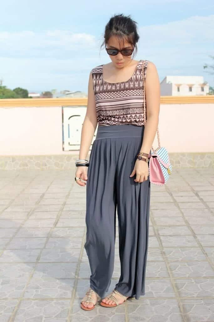 Stylish Shoes with Palazzo Pants (2)