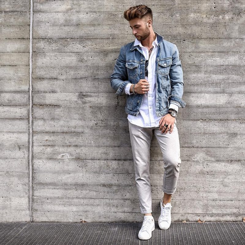 Men's White Shirt Outfits