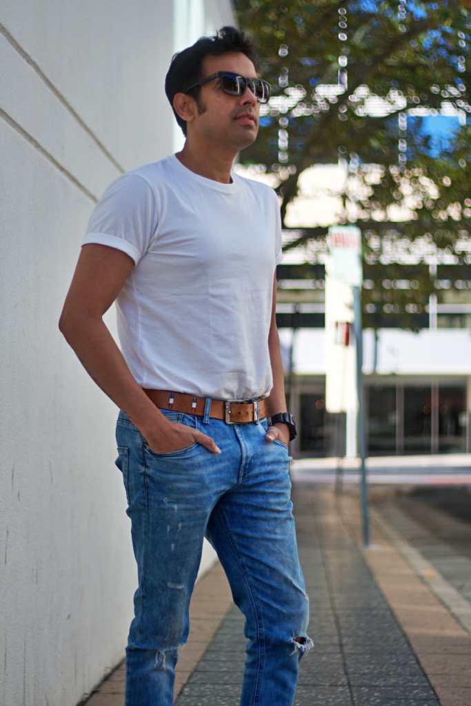 men's white shirt outfits