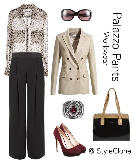 Stylish Shoes with Palazzo Pants (12)