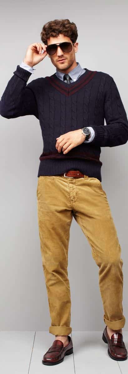 khakhi pants outfit ideas12