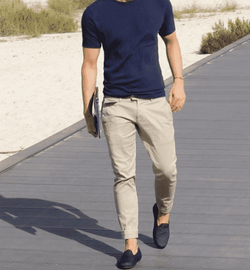 men khaki pants