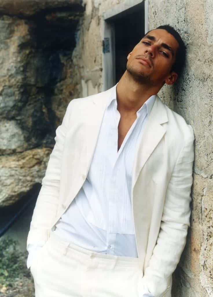 men's white shirt outfits