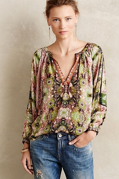 Peasant Blouse Outfits -12 Cute Ways to Wear Peasant Tops