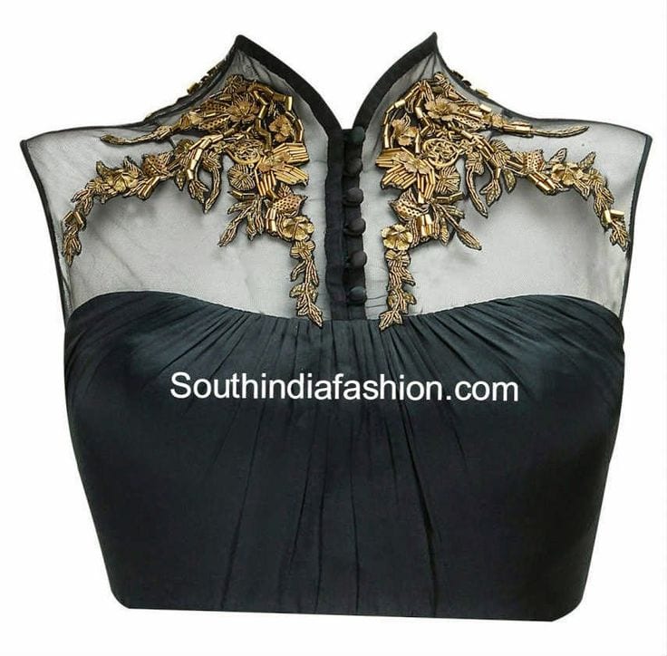 Latest Saree Blouse Designs - 17 New Blouse Designs 2018