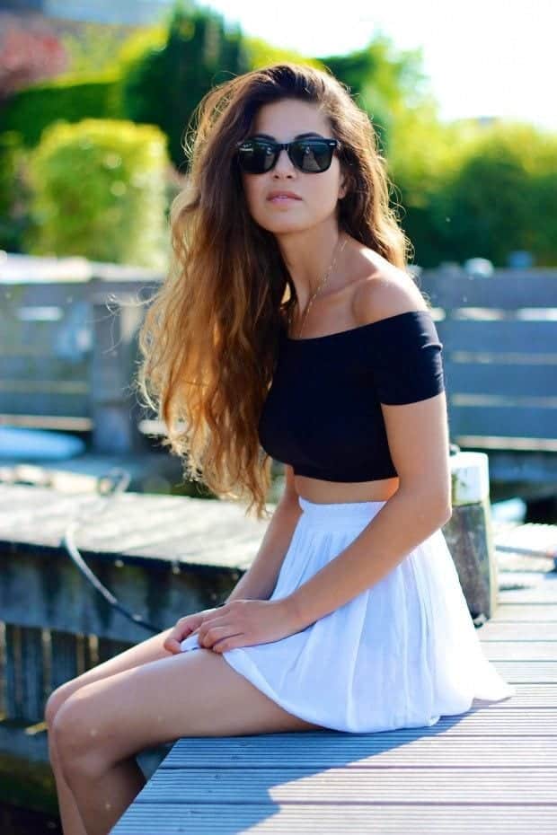 Crop Top Outfits-25 Cute Ways to Wear Crop Tops This Season
