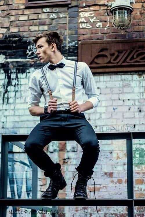How to Wear Braces - 32 Men's Outfits With Suspenders