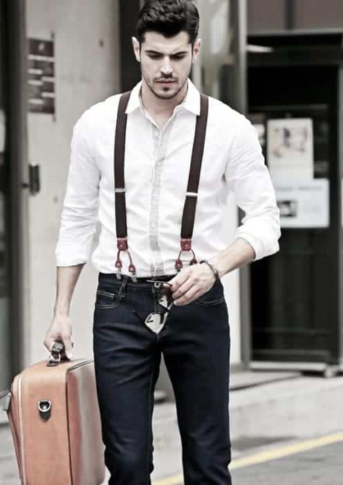 How to wear suspenders for men 3