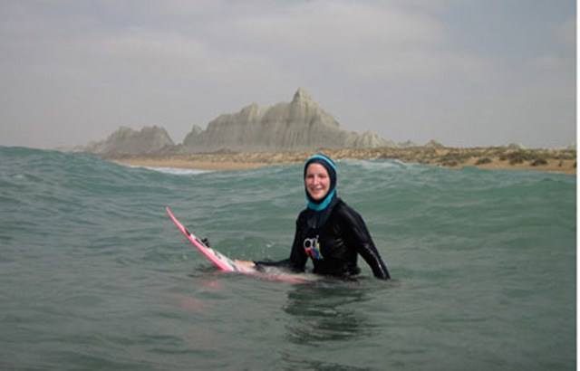 Easkey Britton in the Indian Ocean