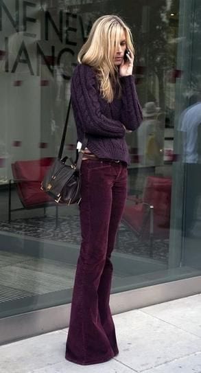 Corduroy pants style for women- 16 outfits for every women.