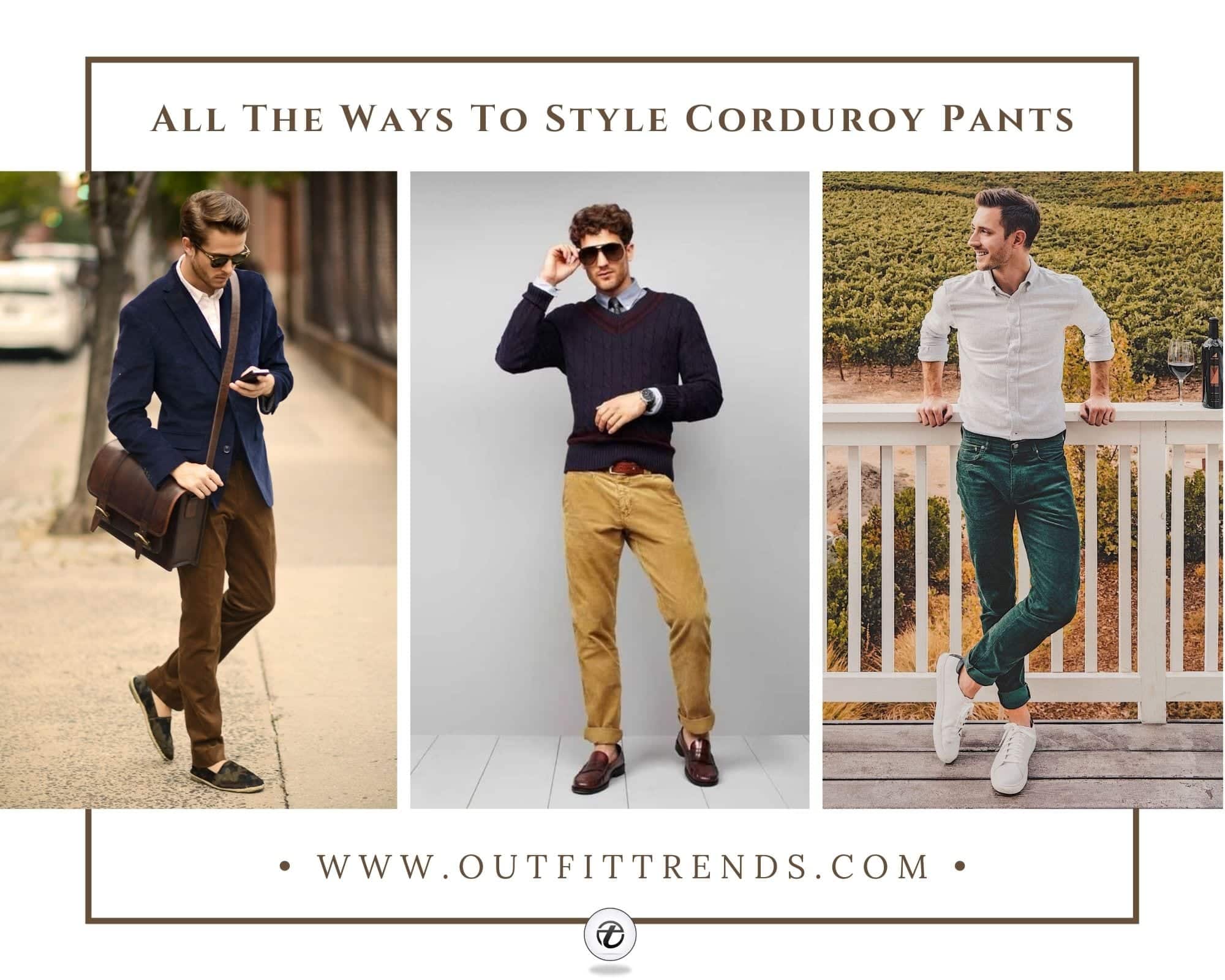 What To Wear With Brown Corduroy Pants Men s At James Madrigal Blog