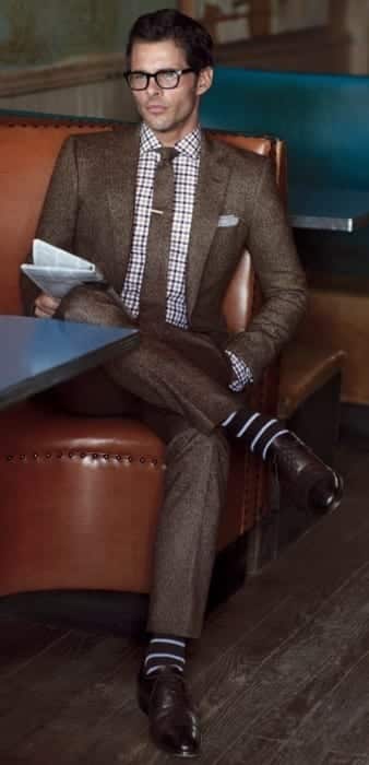 How to Wear Brown Shoes-16 Men Outfits with Brown Dress Shoes
