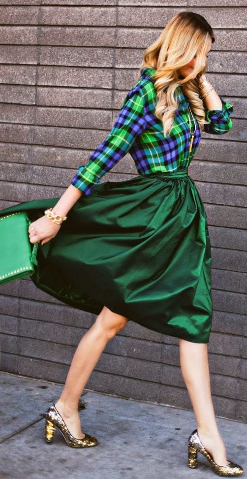Tartan outfits for Women -18 Ways to Wear Tartan Fashionably