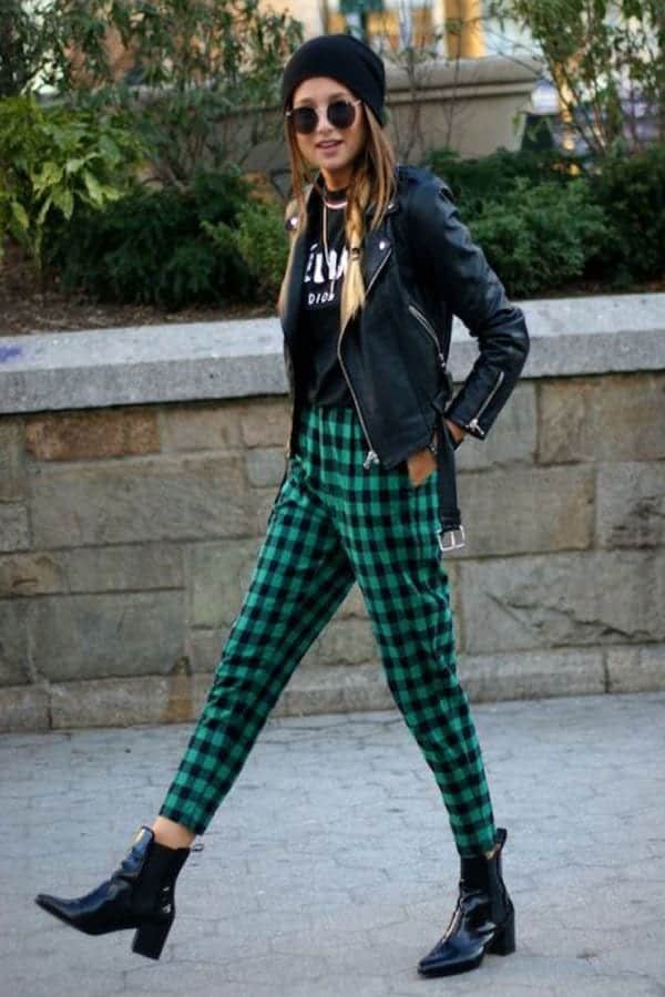 Tartan outfits for Women -18 Ways to Wear Tartan Fashionably