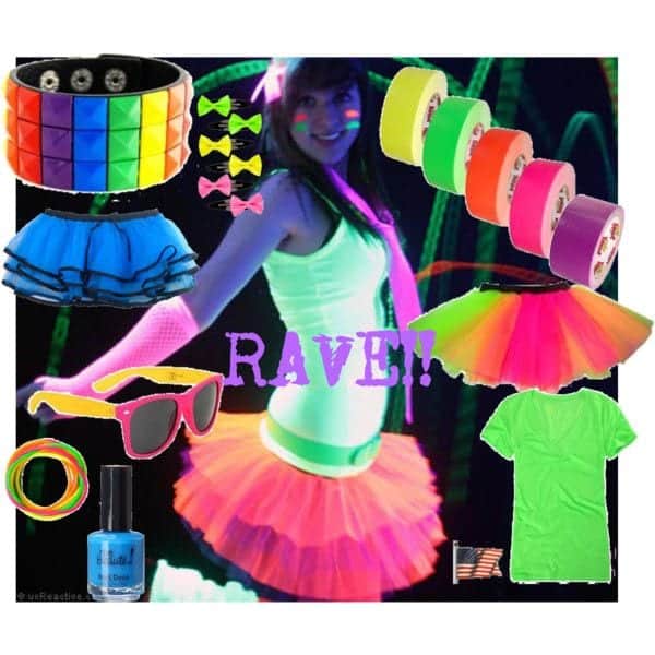 Cute Rave Party Outfits-20 Ideas What To Wear For Rave Party