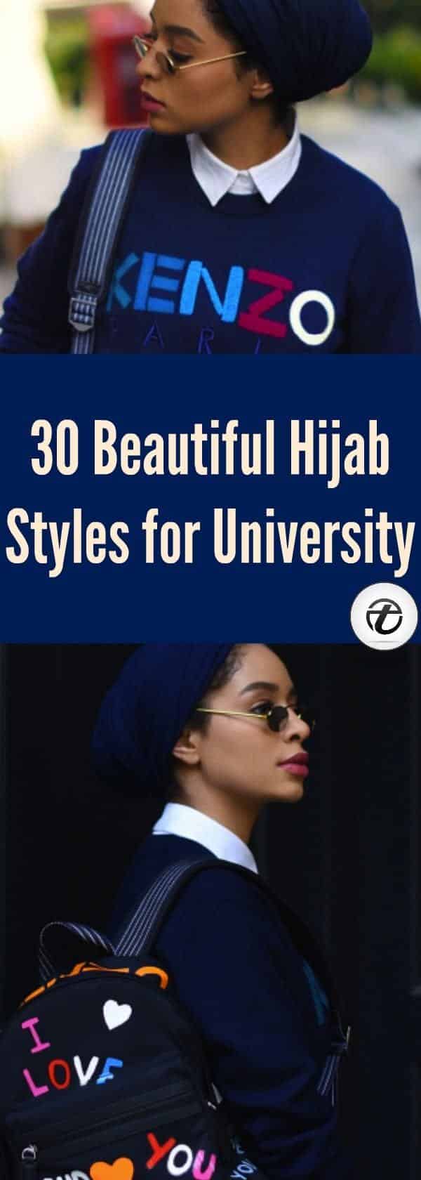 30 Cute Hijab Styles For University Girls 30 Cute Hijab Styles For University Girls